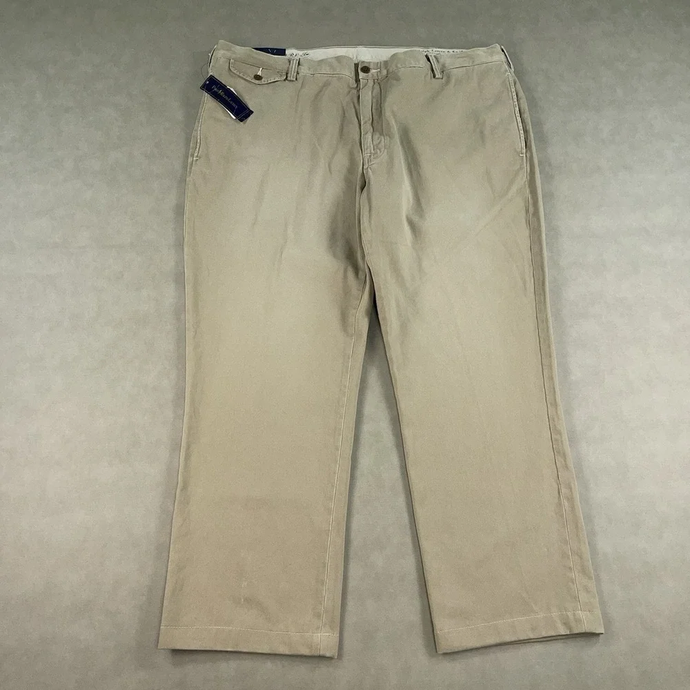 Polo Ralph Lauren SLIM GI FIT Pants Men's 42x30 Tan Chino $89 (Fits 42x28) NWT‎